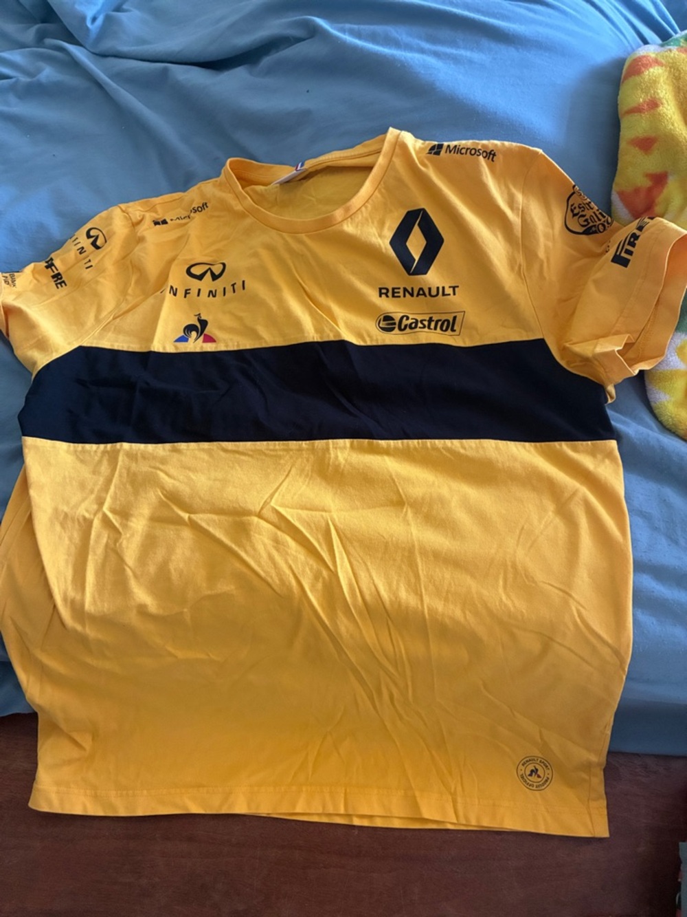 Renault Sport Yellow & Navy Racing Tee
